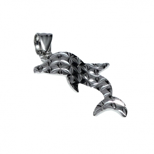 Stříbrný přívěsek - delfín